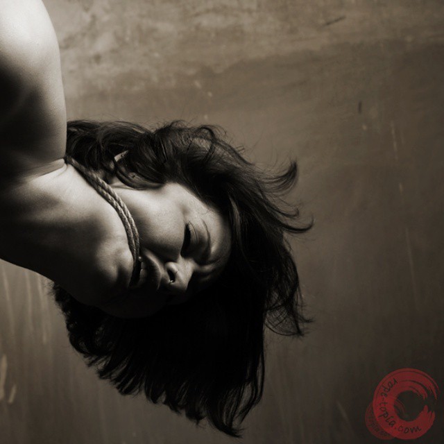 wykd-dave:  In this floating moment. http://rope-topia.com  #bdsm #rope #kinbaku