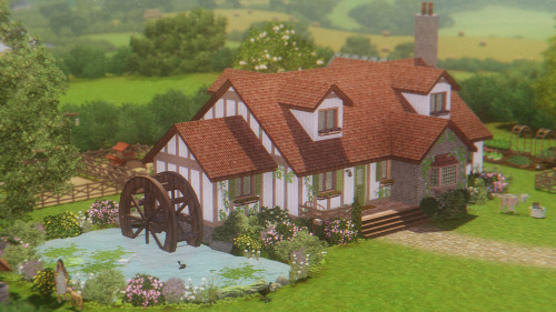 I Built This Cottage As An Alternative And Tbh It Has Everything I Need! A Duck Pond, A Greenhouse, A