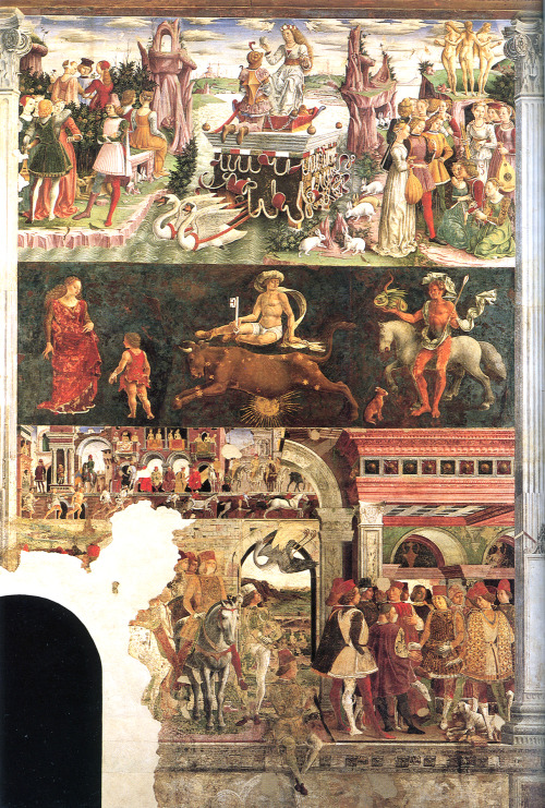 &ldquo;Allegory of April - Triumph of Venus&rdquo; by Francesco del Cossa, 1476-1484