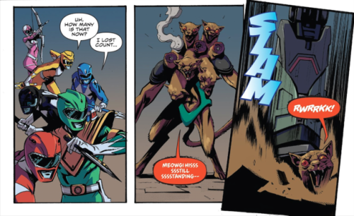 Ouch, Poor KittyMighty Morphin Power Rangers #21