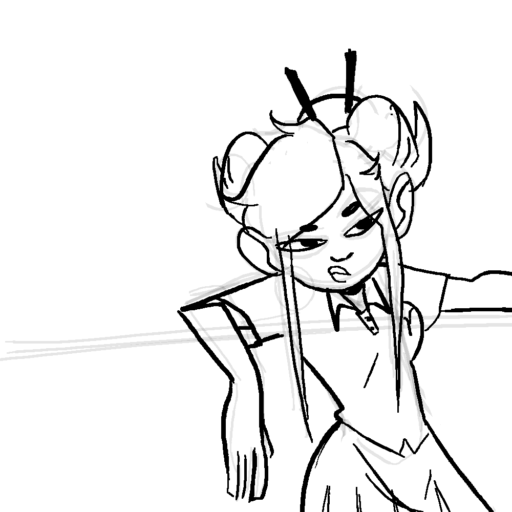 i was actually pretty excited to maybe color this BUT THEN I DREW ON THE WRONG LAYER