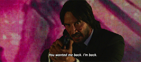 keanucharlie:  You stabbed the devil in the back and forced him back into the life