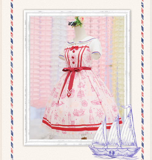 truth2teatold:Ista Maiden The Sailor’s Dream series preorder - jumperskirt, skirt, long slee