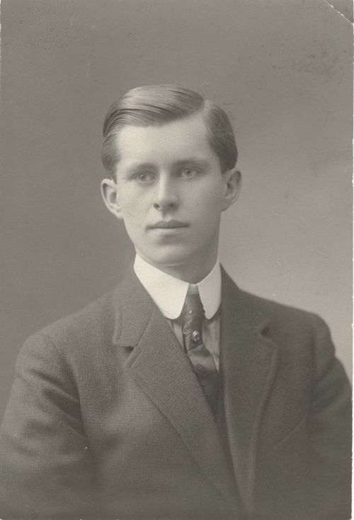 Portrait of Joseph P. Kennedy, Sr., circa 1913. Bernard T. Welky, a Valentine Seaver Originals Company sales representative, sent the photograph to President John F. Kennedy with a letter dated April 14, 1962.
-from the JFK Library