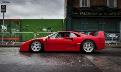 radracerblog:  The colors of the Ferrari F40 