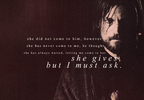 ohrhaegar:  “Who?” she said, then, “Jaime?” She rose, her eyes brimming with
