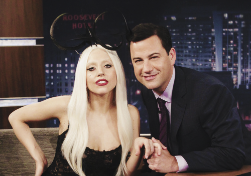  Lady Gaga at Jimmy Kimmel 