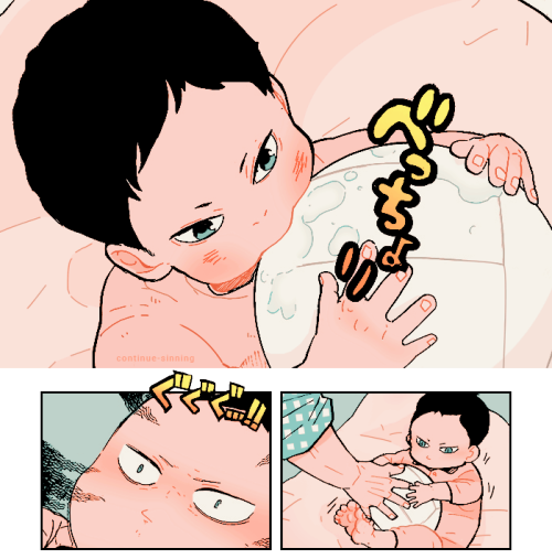 continue-sinning:Haikyuu Chapter 387: 『Baby Kageyama』☆