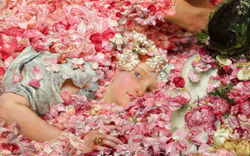 letheane:Sir Lawrence Alma-Tadema, ‘The Roses of Heliogabalus’ (& Details)