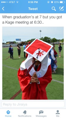 idkitstommy:  i want to do this to my cap and gown when i graduate