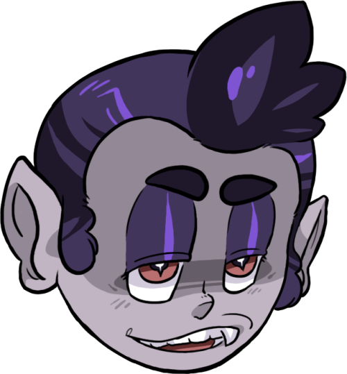 VampBeen pretty sick lately, but here’s a small vampire head for practice. [ Commission ] or [ Ko-fi