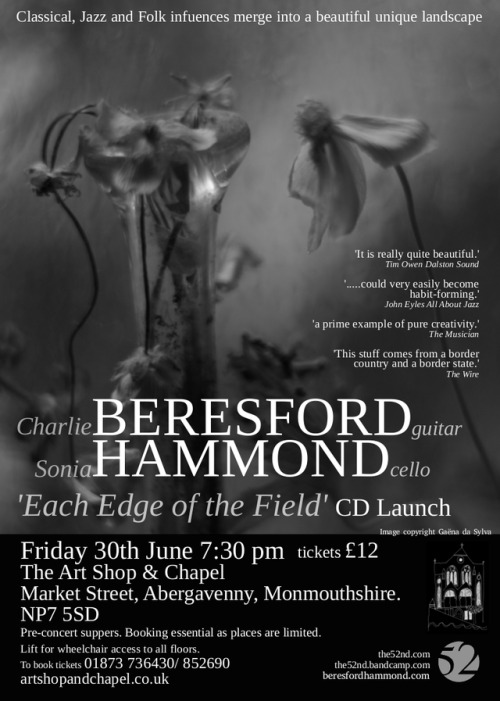 charlieberesford:
“ There is a new Beresford Hammond album on the way. ‘Each Edge of the Field’ will be made available on the 1st July via The 52nd. We are launching the album at the very wonderful Art Shop & Chapel in Abergavenny Friday 30th...