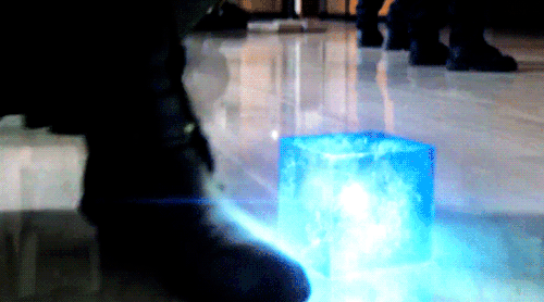 tomhiddleston-loki:Loki escapes with the tesseract Avengers Endgame (2019)