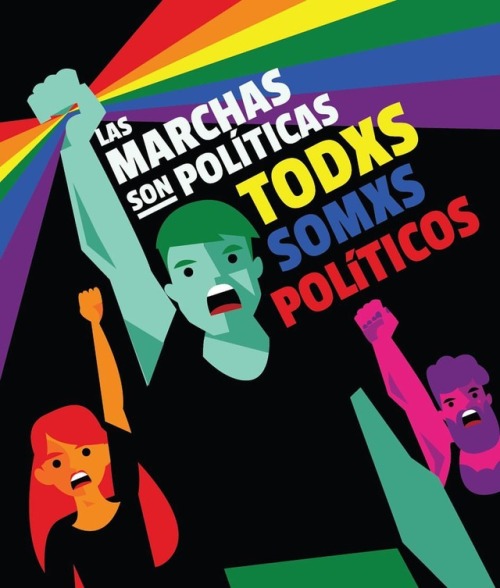 Todos somos políticos #marchadelorgullo #derechoslgbti #derechoslgbt #pride #lgbtq #lgbt http