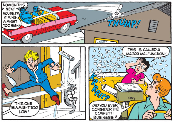archiecomics:
“Dilton Doiley’s so smart—unfortunately he’s so intelligent that sometimes even technology hasn’t caught up to him yet! For more of Dilton’s not-so-foolproof inventions, check out the Dilton’s Doofy Inventions digital exclusive!...