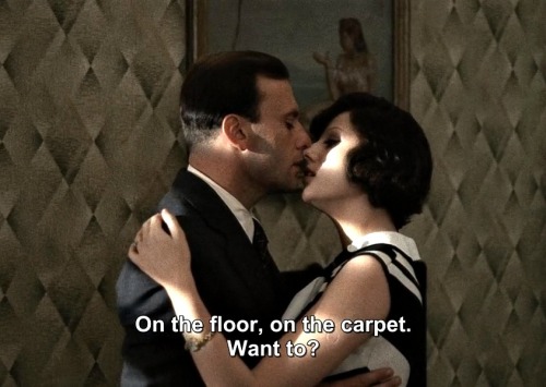 goregirlsdungeon:Jean-Louis Trintignant and Stefania Sandrelli in THE CONFORMIST (1970) directed by 