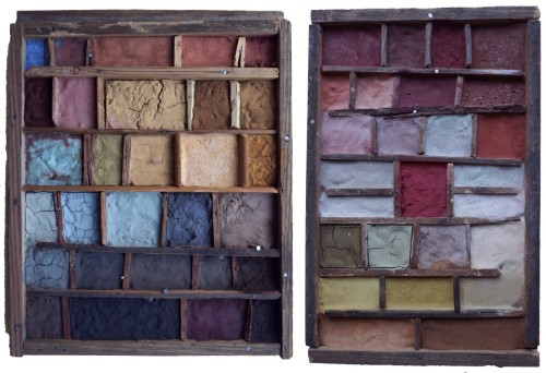 keepingitneutral:Multicolored Library of the World’s Ochre Pigments, Archived by Heidi Gu