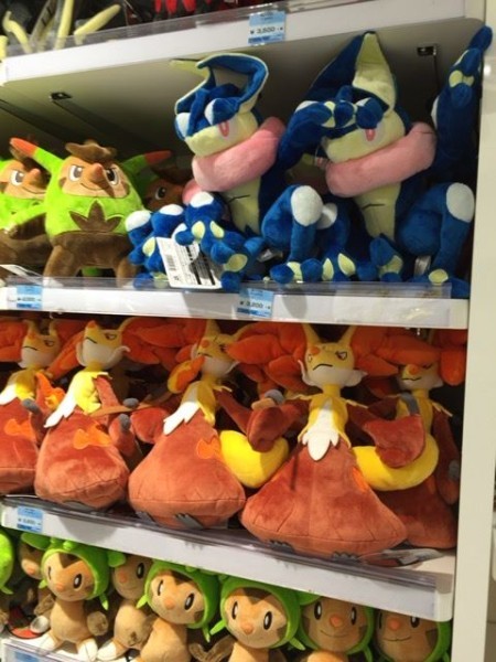 Greninja Delphox Quilladin Plush Dolls      