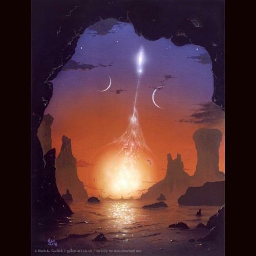 Cataclysmic Dawn #nasa #apod #illustration adult photos