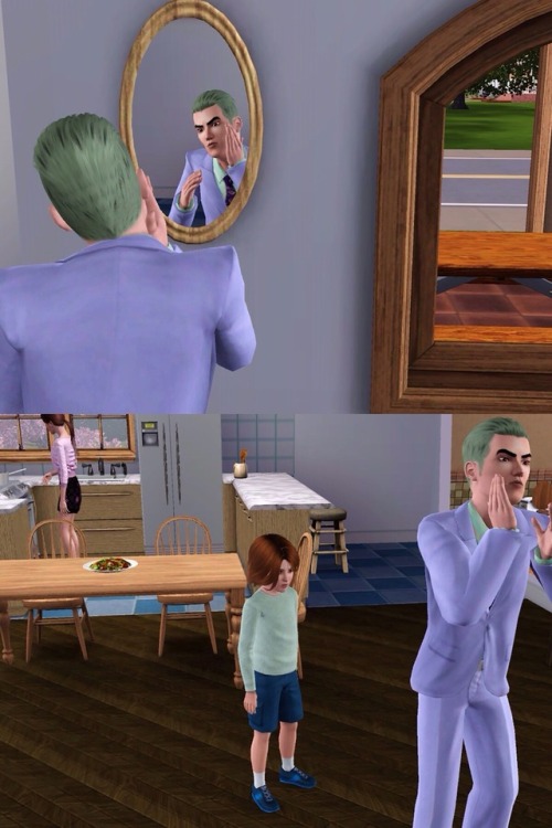 Hayato Kawajiri and his family in sims3.