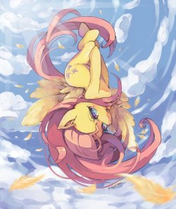 missing-context:  Art by: A-Poison @ deviantART  Flutters~ &lt;3