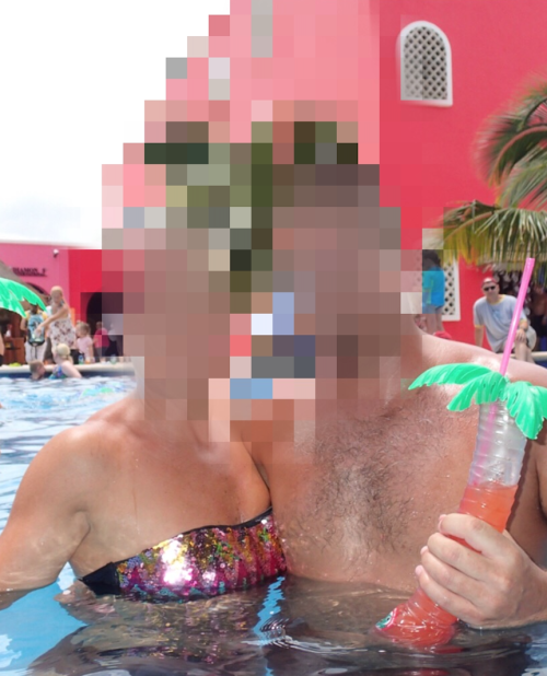 Porn photo hotwifekelli:  Wife and I together in public.