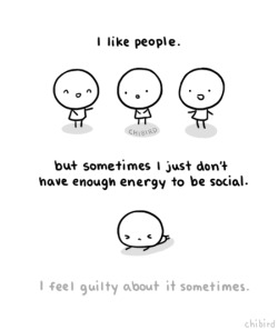 chibird:Confessions of an introvert-extrovert. Some days I can’t stand being alone, and other days I’m just a zombie around everyone.