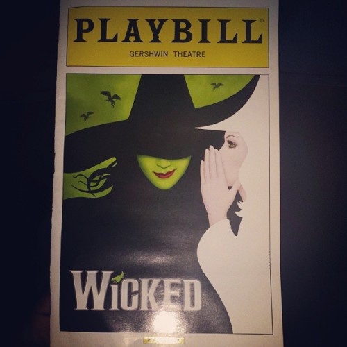 riverrundeep:at WICKED at the Gershwin Theatre