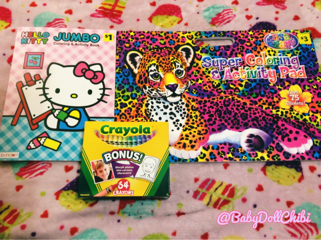 babydollchibi:  💖 🍼My Mommy surprised me with these coloring books and crayons!