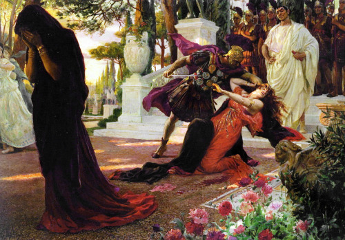 aqua-regia009:La Mort de Messaline / The Death of Messalina (1916) by Georges Antoine Rochegrosse