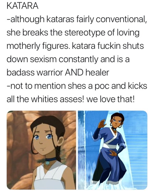 call-me-calli:  incorrectmilk:  the best written characters of all time :  Okay but there were no “whities” in the show?? Everyone is based on people from Asian countries. Just because they’re light skinned, it doesn’t automatically make them