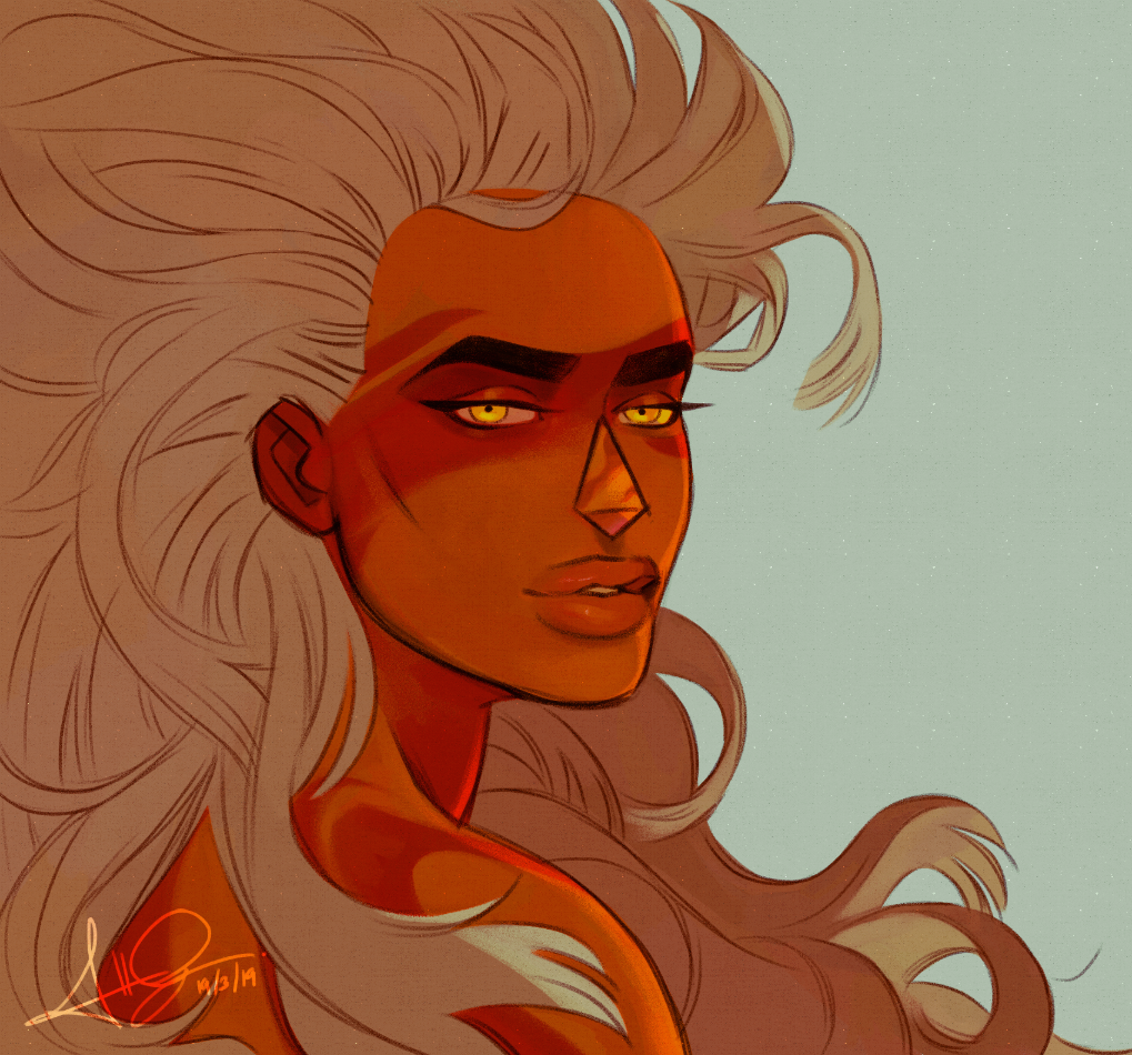 marichuloca: Quick redraw of an old Jasper drawing ~ ♥ Queen ♥ God I missed drawing