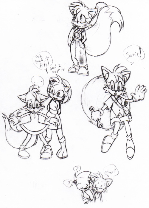 I was really into femTails when I was like ten, and that one AU where a femTails gets mistaken for a