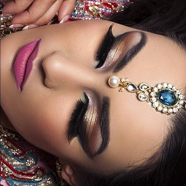 Indian bridal eye makeup