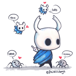 frankiesbugs:  Quick sketch of Hollow Knight.I love this game. &lt;3 Follow me on: Redbubble | Deviantart | Instagram  