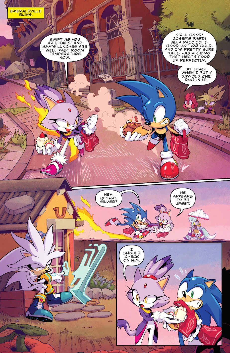 Sonic IDW Panel Redraw by MaxOKE on Newgrounds