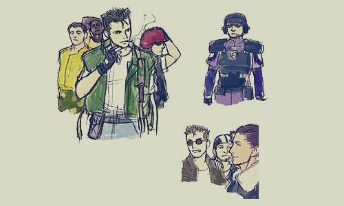 survival-horror-2002:Resident Evil - Concept Art (1996)