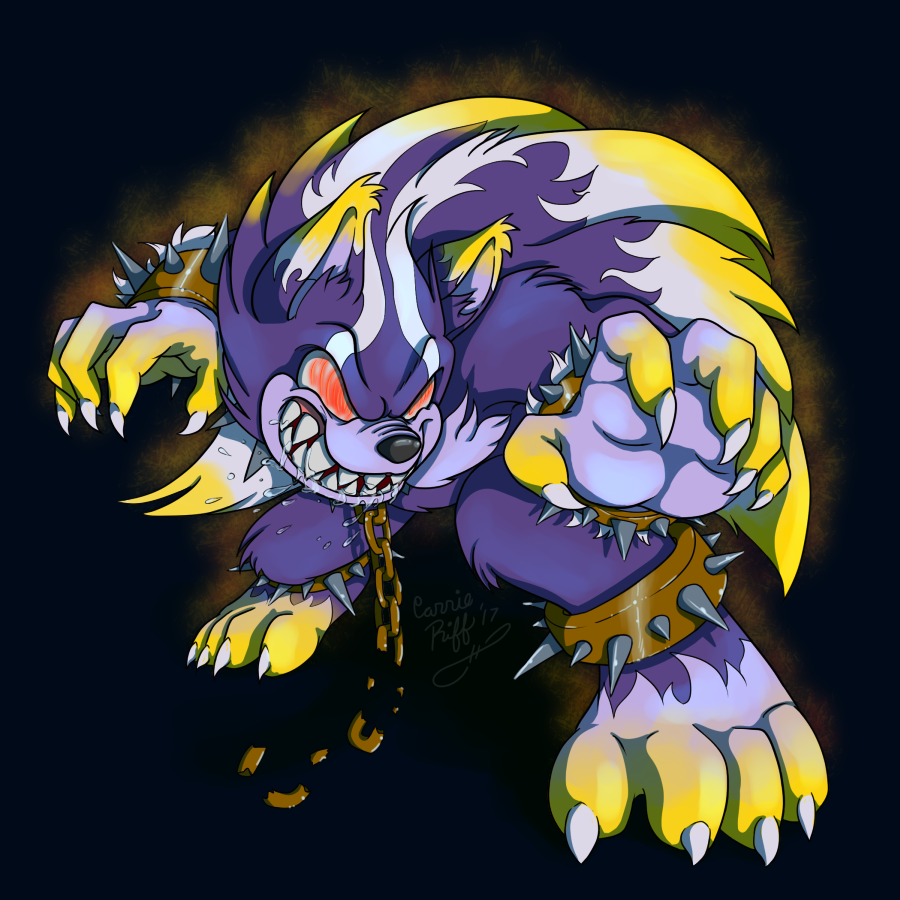 Darkspine Werehog - Fanart