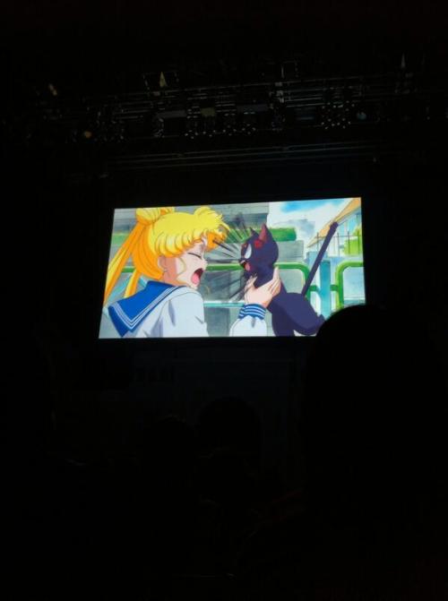 SPOILERS: Illicitly taken shot from the screening. Anime vs. Manga