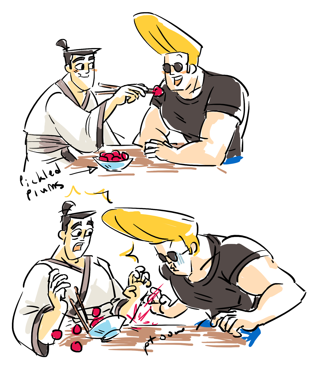 c2ndy2c1d:  breadygarden:from my twitter!! he second pic was based off of an irl