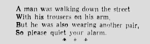 theweefreewomen:yesterdaysprint:Albuquerque Journal, New Mexico, December 3, 1941[text: A man was wa