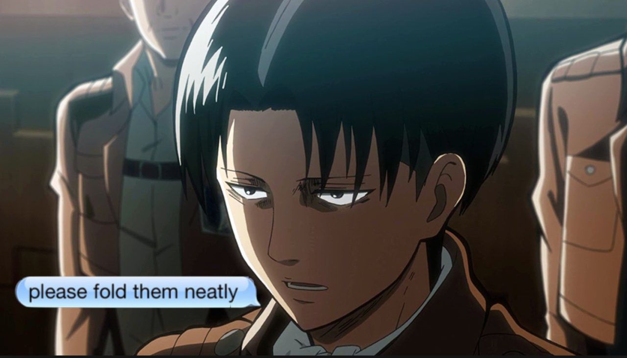 shingeki-no-kaneki:  the cons of dating humanity’s strongest clean freak