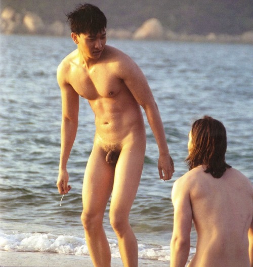 hunksandnerds:  Chan Than San Frontal Nudes from the movie, “Voyage” 