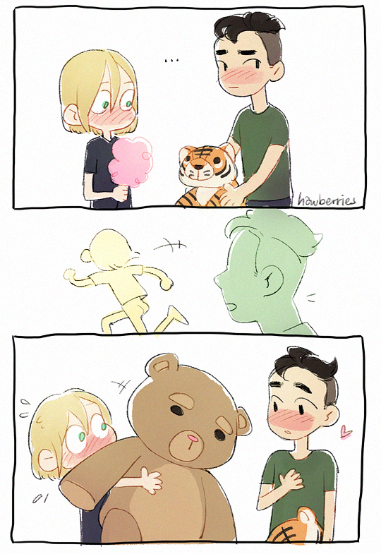hawberries:  carnival date… (meanwhile victor and yuuri just went on the ferris