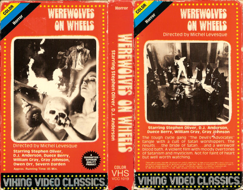 Werewolves On Wheels (1971, Michel Levesque) USAAfter destroying a shady monastery full of devil wor