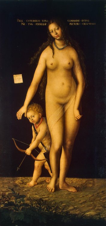 Venus and Cupid, 1509, Lucas Cranach the ElderMedium: oil,canvas