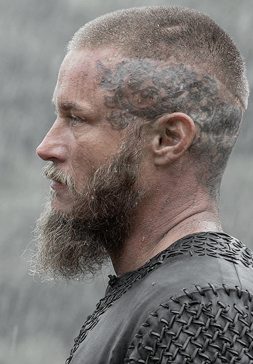 King Ragnar in profile…