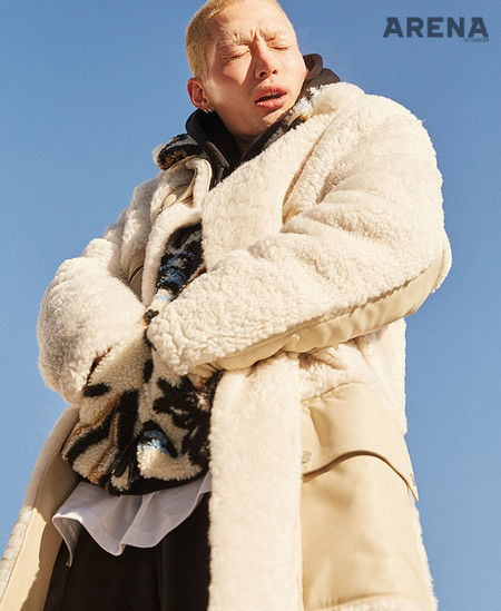 stylekorea:Noma Han for Arena Homme Plus Korea January 2019. Photographed by Shin Sun Hye