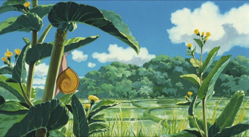 ghibli-collector:More Art of My Neighbor Totoro - Art Direction by Kazuo Oga (1988) 