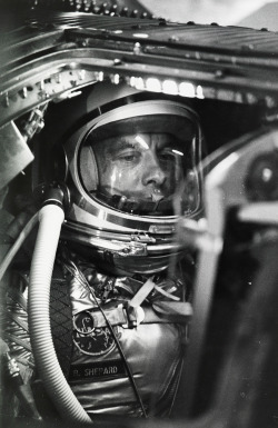 natgeofound:  Alan Shepard waits to become the first American in space, Cape Canaveral, 1961.Photograph by NASA